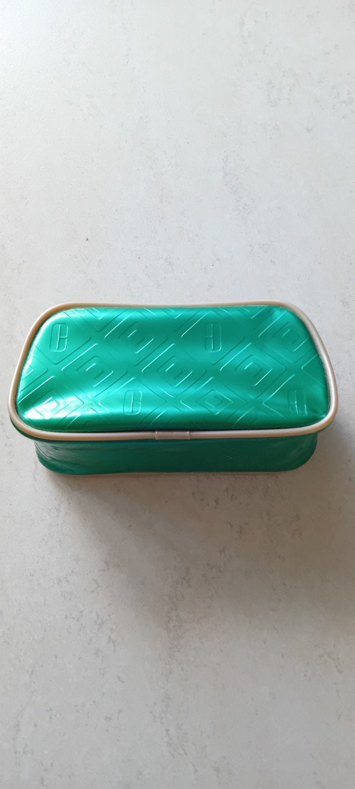 Petite trousse de toilette ou à bijoux vintage Clinique, Bijoux, Sacs & Beauté, Enlèvement ou Envoi, Neuf, Vert, Homme ou Femme