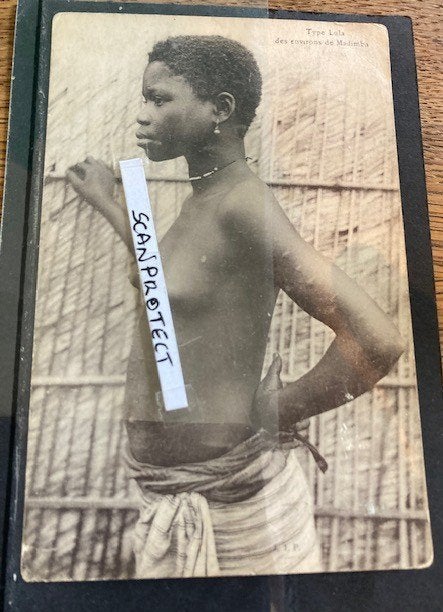 Congo-Type Lula-Des environs de Madimba-Verstuurde kaart-Rar, Verzamelen, Postkaarten | Buitenland, Verzenden, Voor 1920, Gelopen