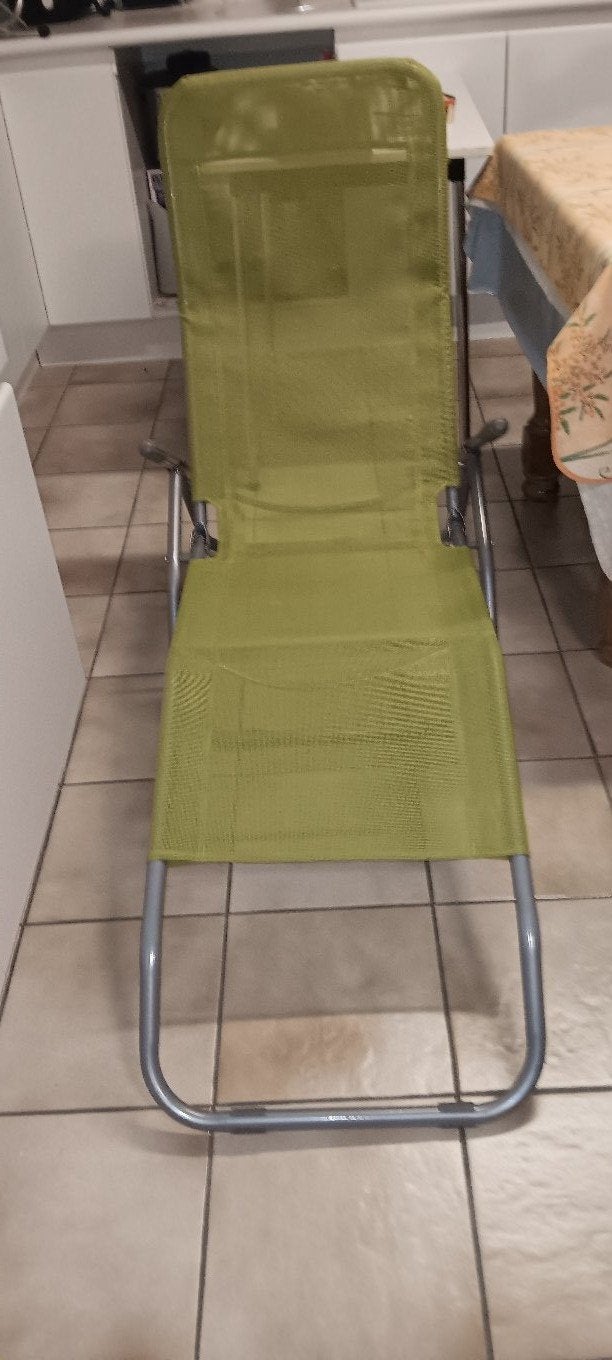 Ligzetel kantelt volledig naar achteren, Ophalen, Zo goed als nieuw, Aluminium