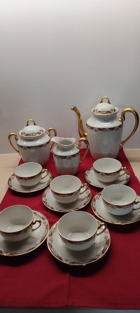 Thee- of koffieset „Limoges”, Antiek en Kunst, Ophalen of Verzenden