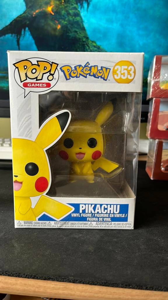Figurine en vinyle Funko pop 353 Pikachu, Enlèvement, Comme neuf