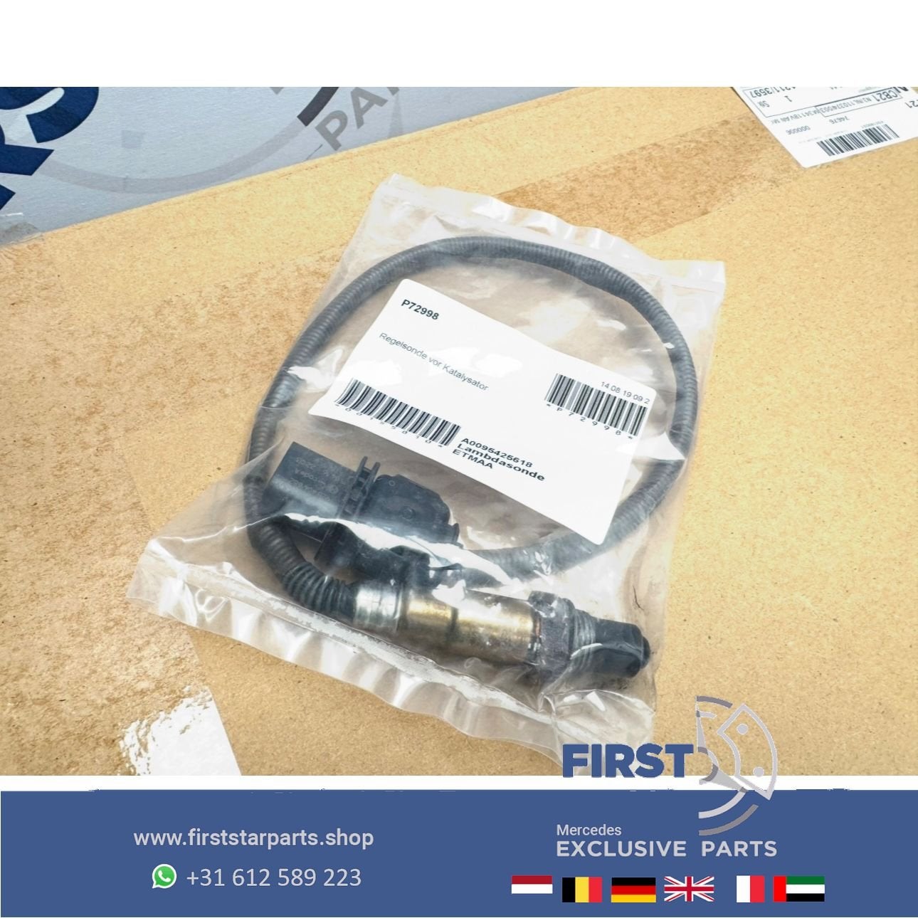 A0095425618 Lambdasonde + kabel W177 W247 W118 W463 W464 W23, Auto-onderdelen, Gebruikt, -, Ophalen of Verzenden, -