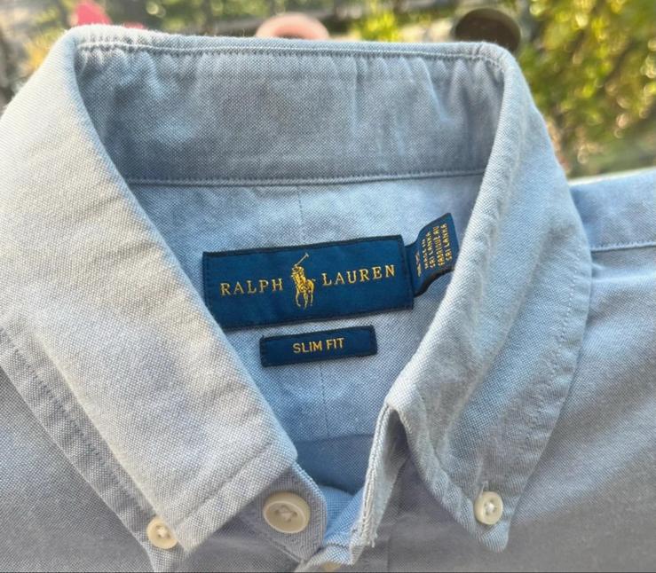 Ralph lauren hemdje vrouwen, Ophalen, Zo goed als nieuw, Blauw