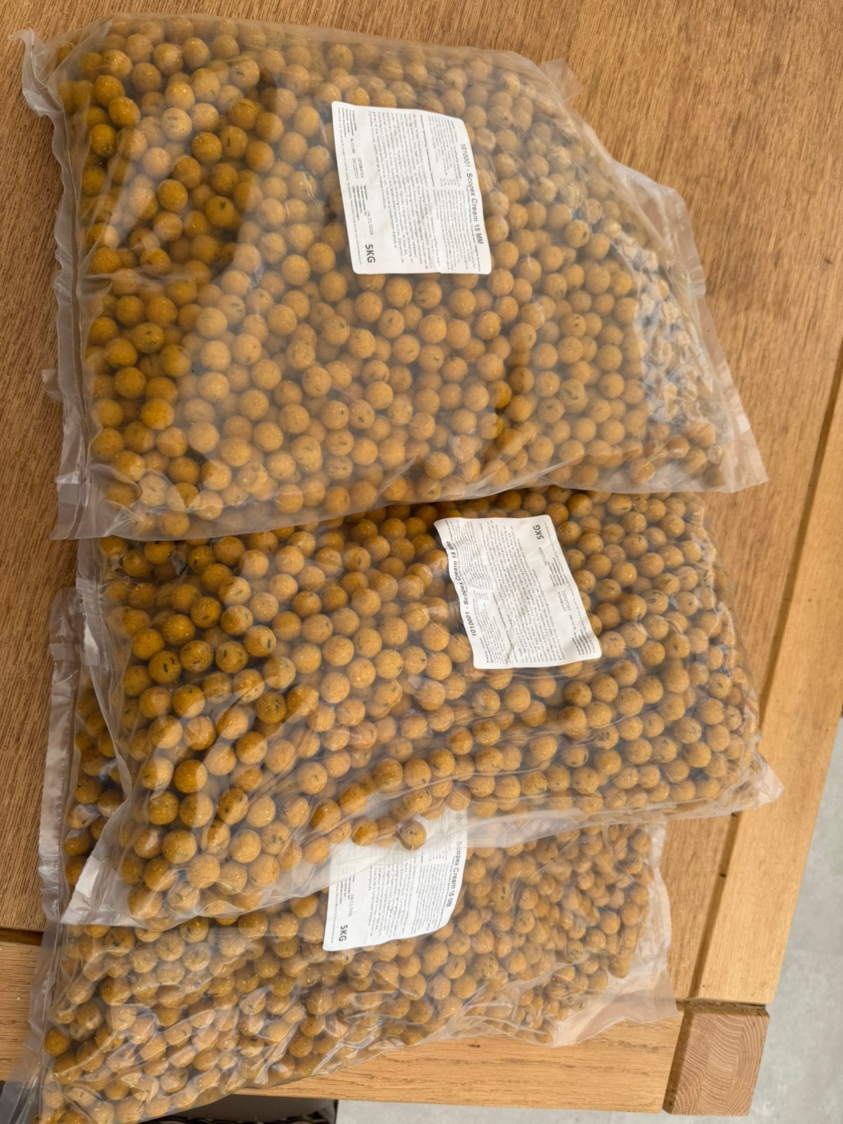 Scopex Boilies, Enlèvement