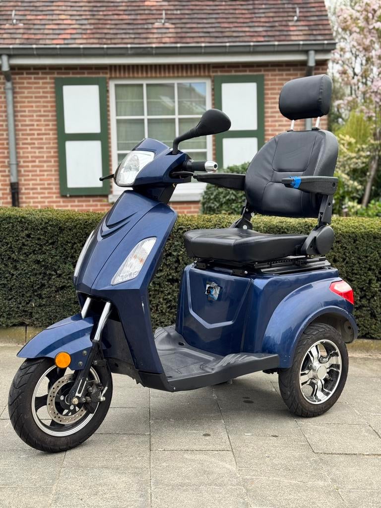 Scootmobiel 25km/h Voiturette électrique batteries amovible, Enlèvement ou Envoi, Pliant, Comme neuf, Fauteuil roulant électrique