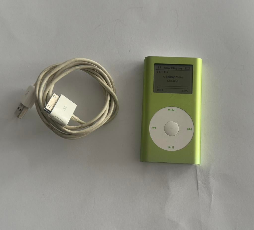 ipod mini 6gb vert 2ème generation, 2 à 10 GB, Vert, Utilisé, Avec radio