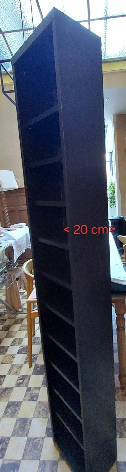 cd kast , zwart , 11 vakken ., Ophalen, Zo goed als nieuw