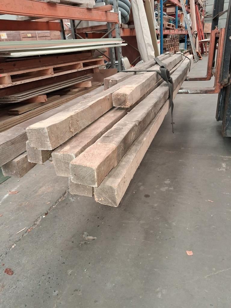 Eiken balken, Doe-het-zelf en Bouw, Ophalen, Eiken