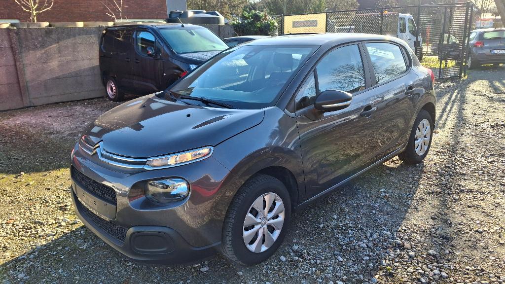 Citroen C3  benzine 2020 met 78000 km, Autos, Citroën, Argent ou Gris, Achat, Euro 6, Entreprise