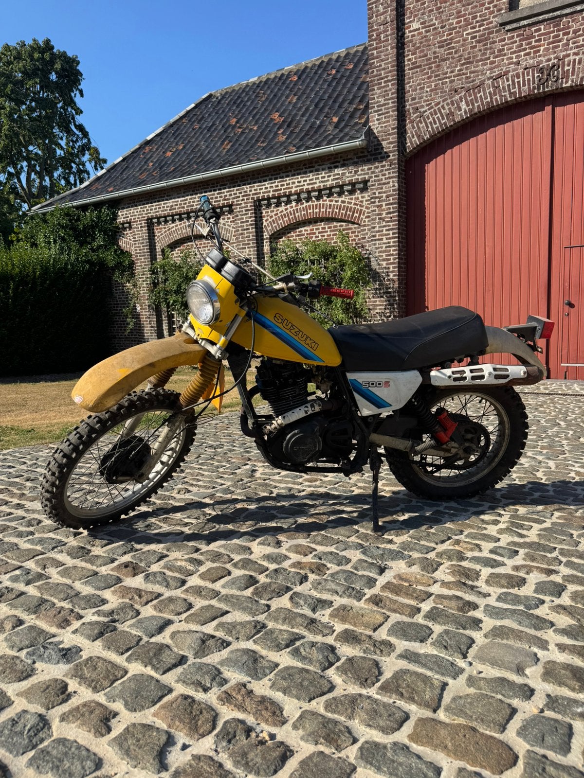Suzuki DR500S, Motoren, Gebruikt, Enduro, Handgeschakeld, 1 cilinder
