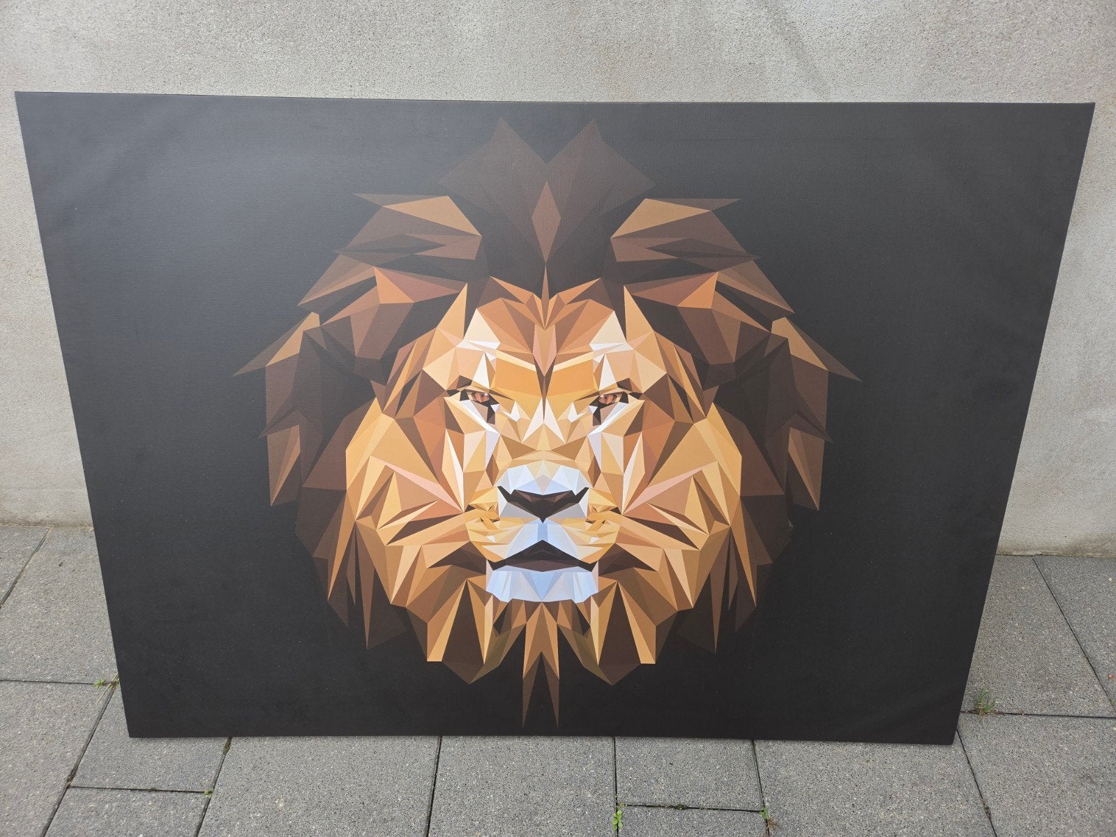 cadre tête de lion, Enlèvement, Comme neuf