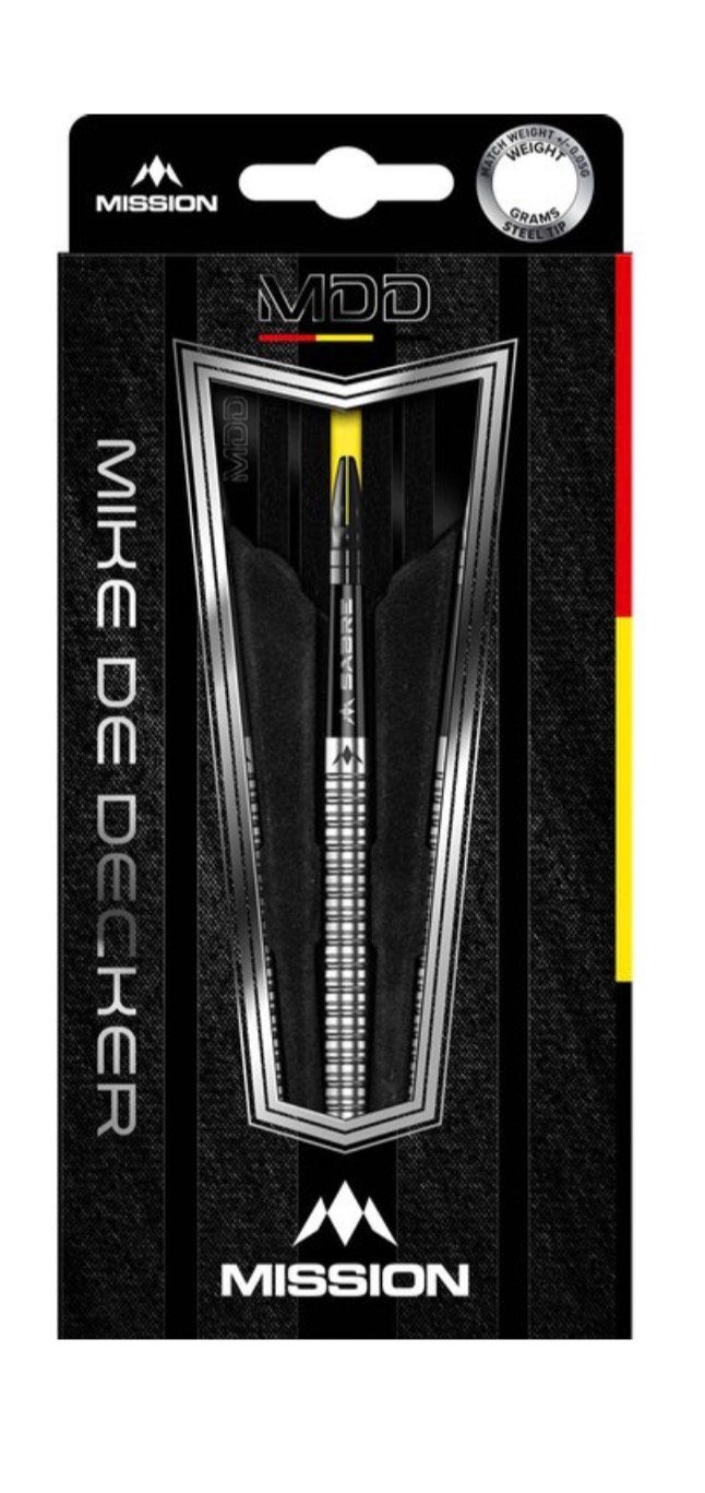Mike Dedecker 24 gram, Sport en Fitness, Darts, Ophalen, Zo goed als nieuw, Flights