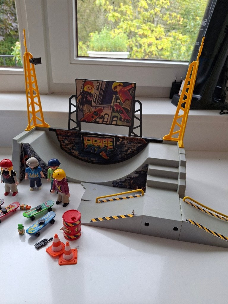 Playmobil skatepark, Enlèvement, Utilisé, Kit complet, Autres types