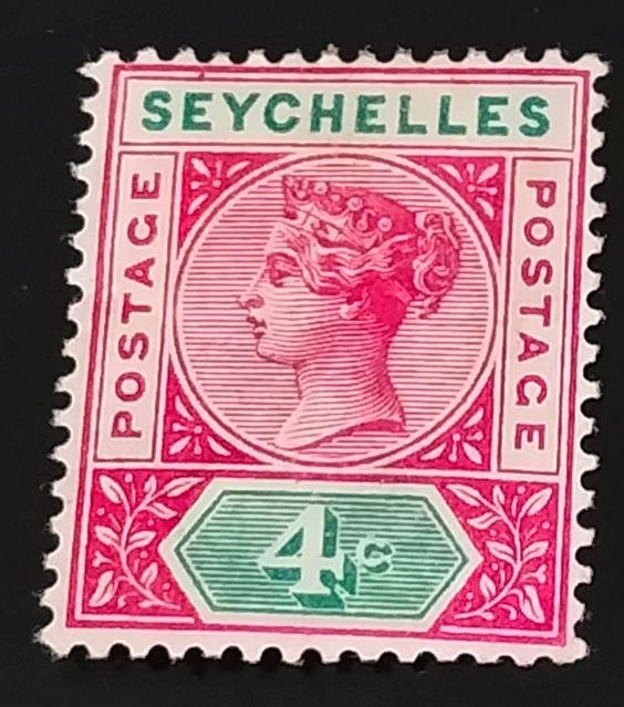 Seychellen 1890 - Koningin Victoria - type II *, Verzenden, Overige landen, Postfris