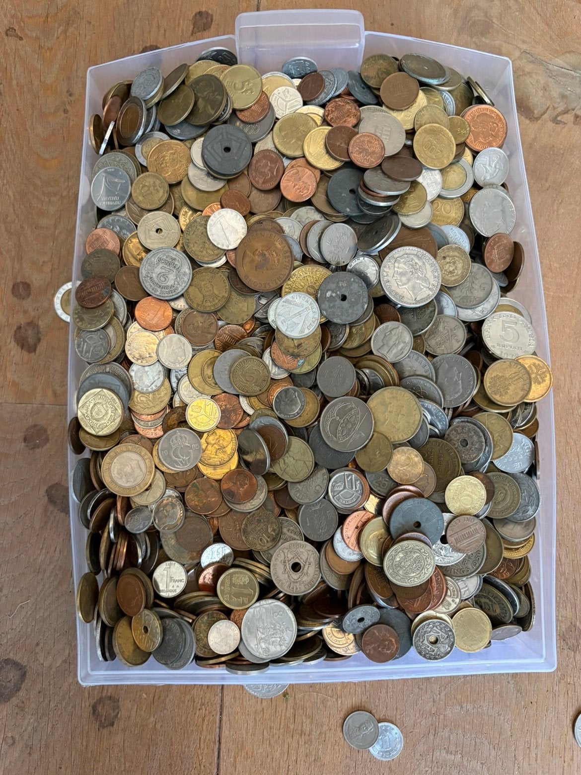 Pièces diverses du monde entier. 1kg, Enlèvement ou Envoi, Monnaie