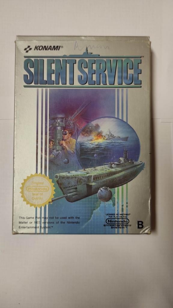 Nintendo Nes Silent Service met doosje, Ophalen