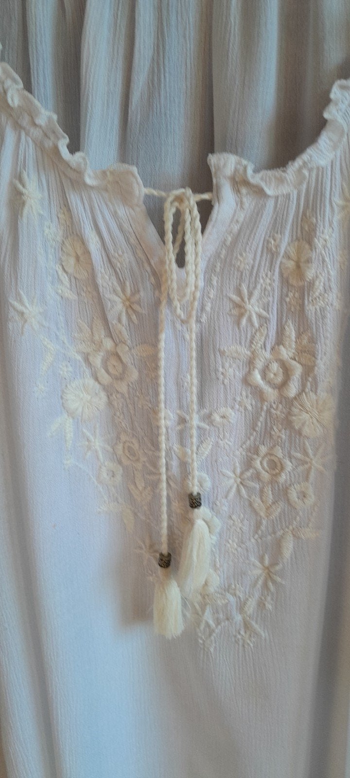 Prachtig geborduurde blouse large C&A., C&A, Enlèvement ou Envoi, Comme neuf, Taille 42/44 (L)