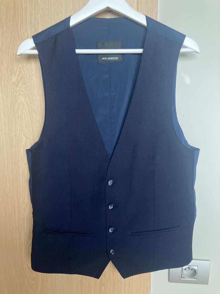 Roy Robson heren ondervest maat 50 donkerblauw met stipjes, Ophalen of Verzenden, Zo goed als nieuw, Maat 48/50 (M), Blauw