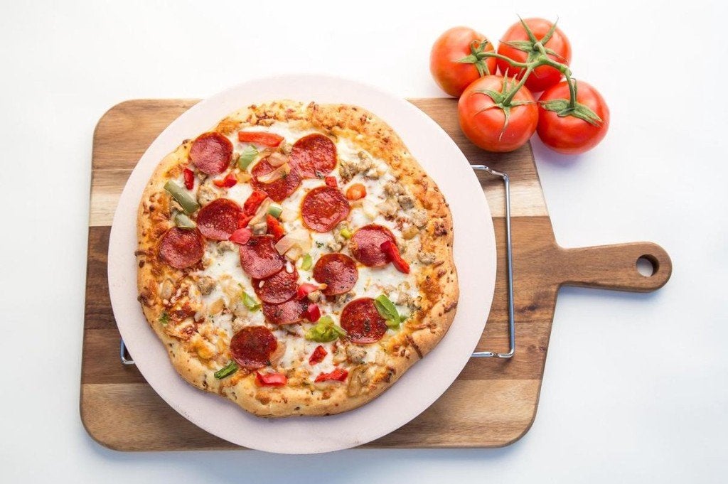 Nieuw | Jamie Oliver Pizzasteen 33cm | BBQ & Oven, Ophalen of Verzenden, Nieuw, Overige merken