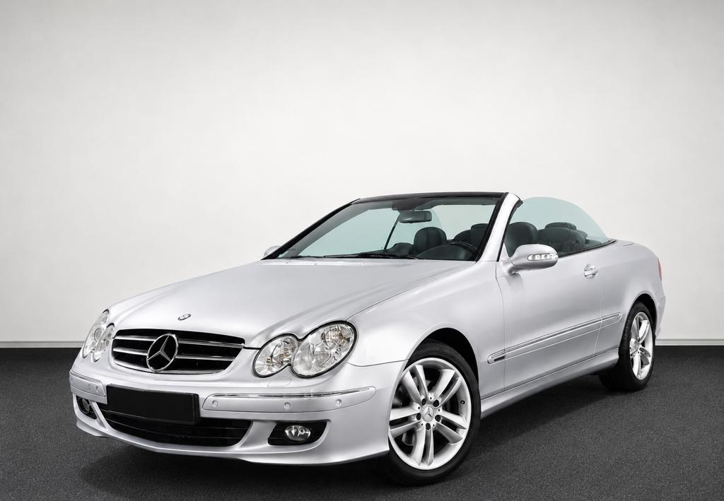 Mercedes Cabrio CLK 200, Autos, Cuir, Argent ou Gris, Achat, 135 kW