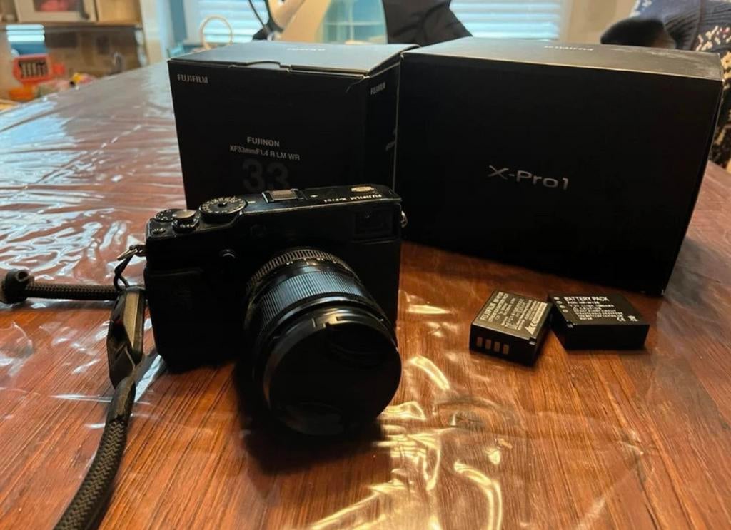 Fujifilm xpro 1 + XF 33mm f/1.4 R LM WR, Audio, Tv en Foto, Ophalen of Verzenden, Zo goed als nieuw, Fuji