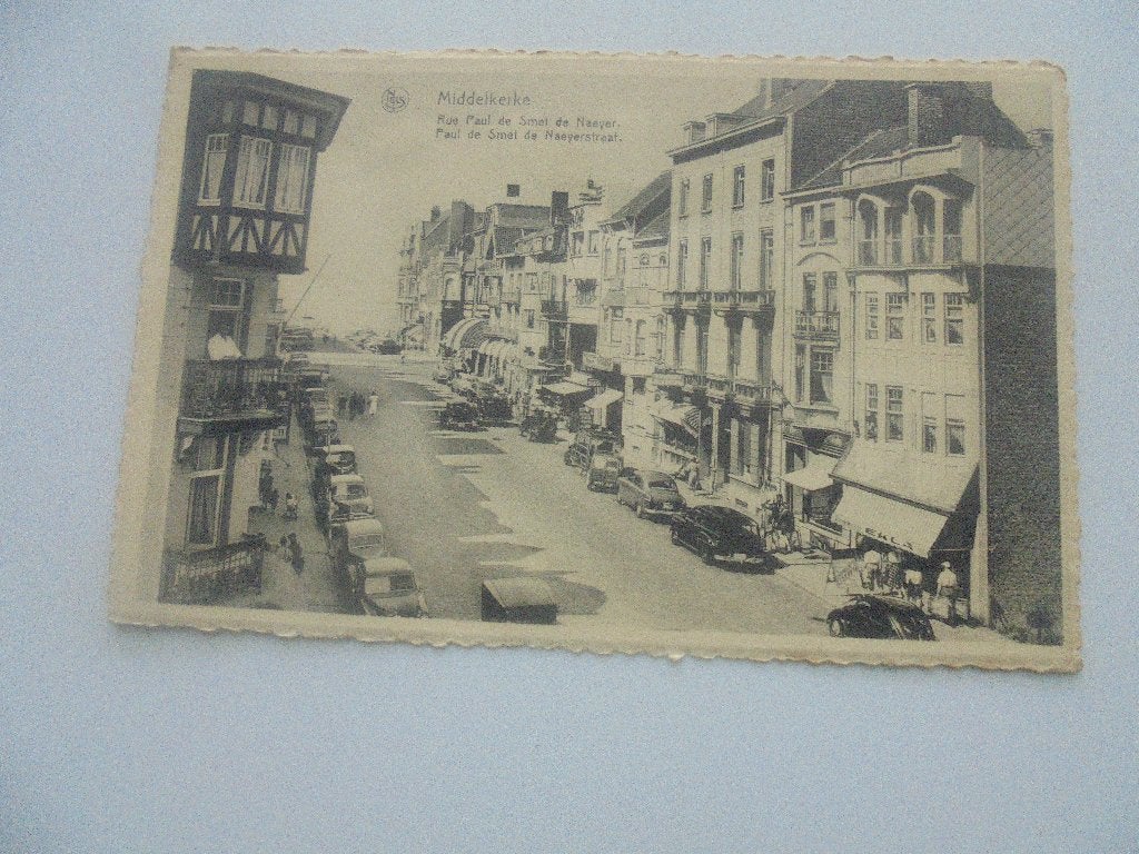 middelkerke-paul de smet de naeyerstraat, Verzenden, 1920 tot 1940, Gelopen, West-Vlaanderen