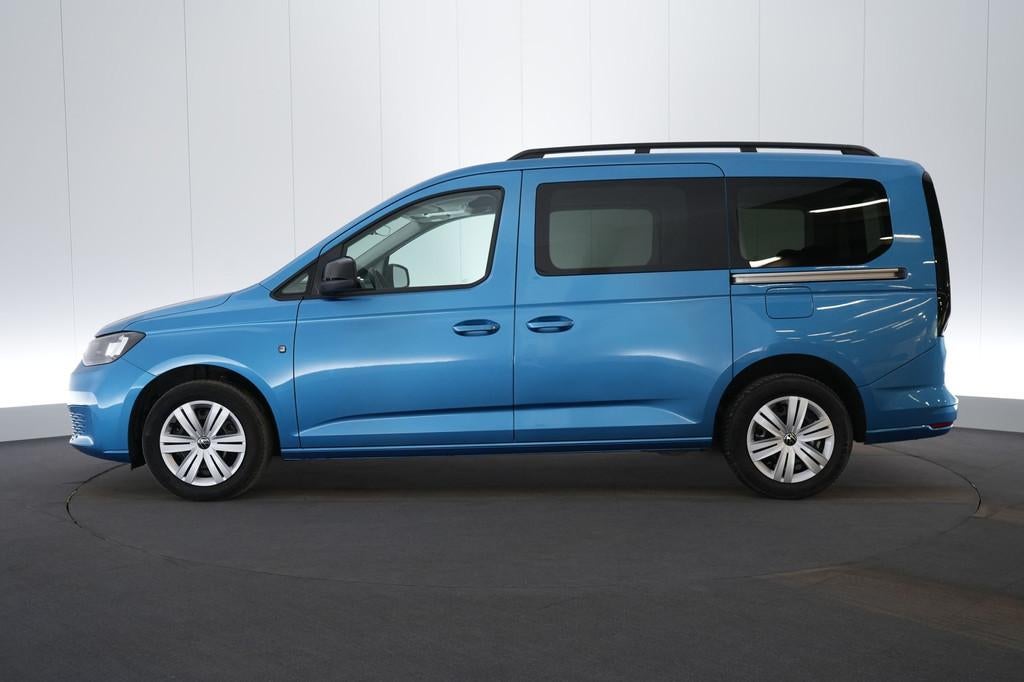 (2DHA796) VOLKSWAGEN CADDY MAXI, Auto's, Voorwielaandrijving, Euro 6, Parkeersensor, Blauw