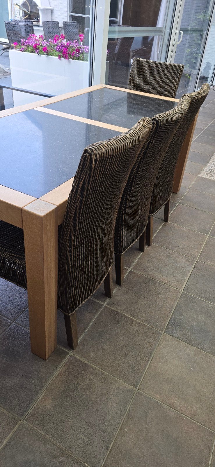Table à manger avec 6 chaises, Maison & Meubles, Tables | Tables à manger, Enlèvement
