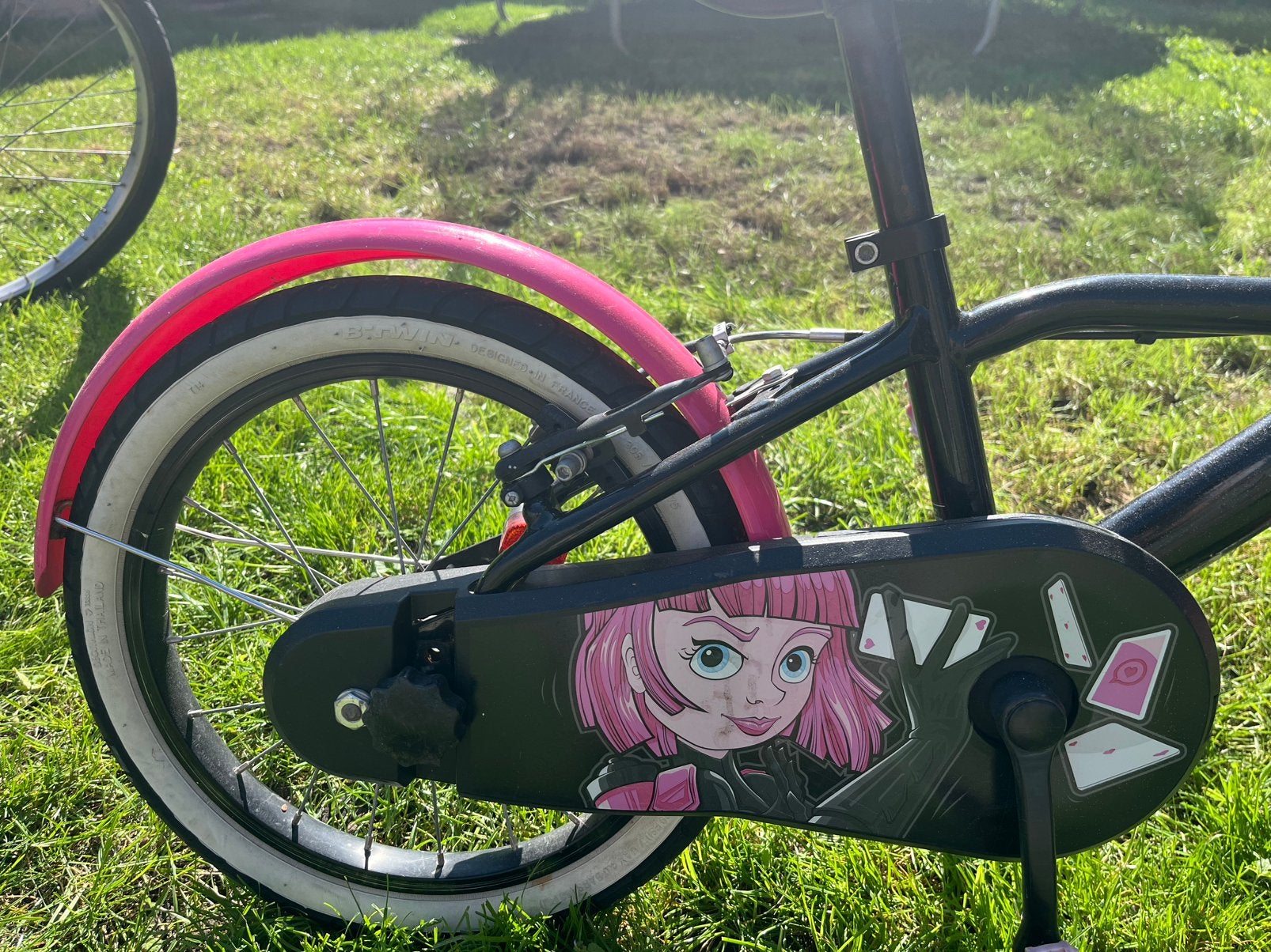Meisjes fiets maat 16, Fietsen en Brommers, Ophalen, Zo goed als nieuw