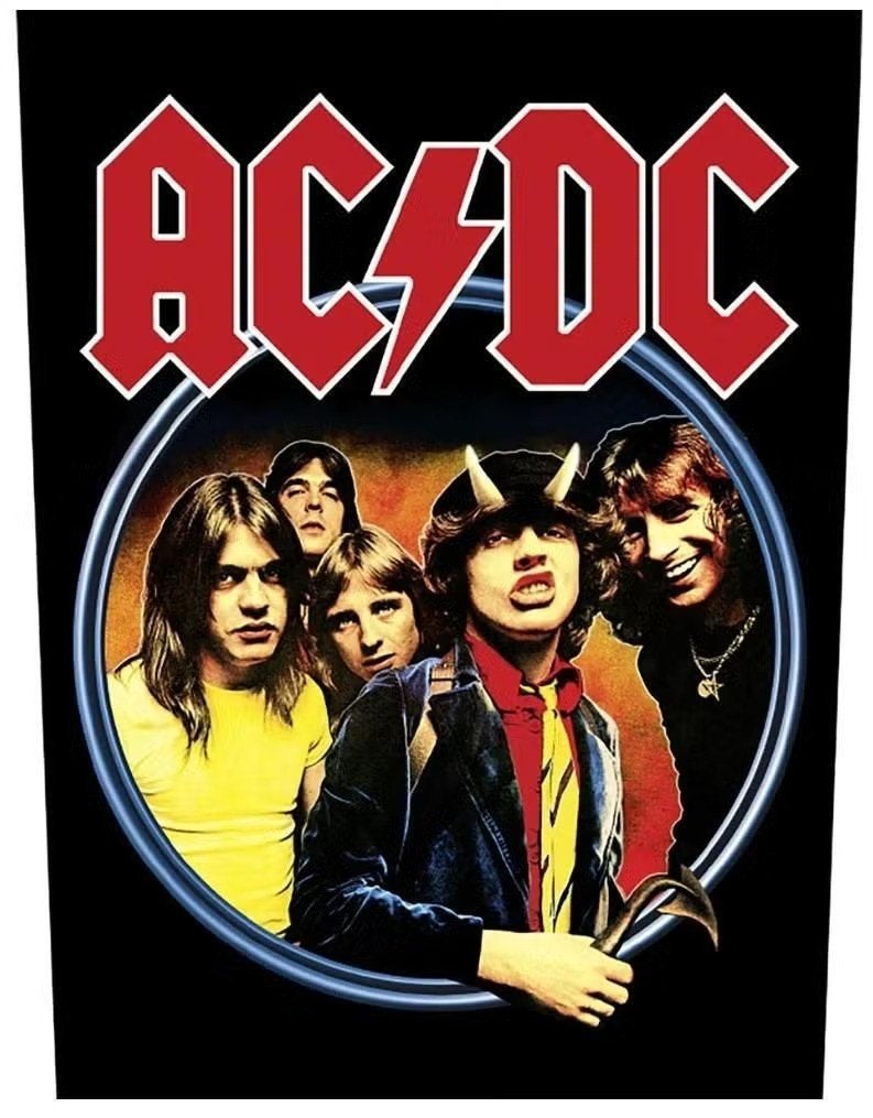 AC/DC - Highway to Hell - Rugpatch officiële merchandise, Ophalen of Verzenden, Nieuw