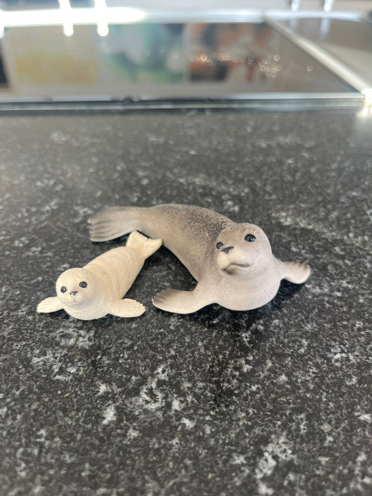 Schleich moeder zeehond met pup, Ophalen, Gebruikt