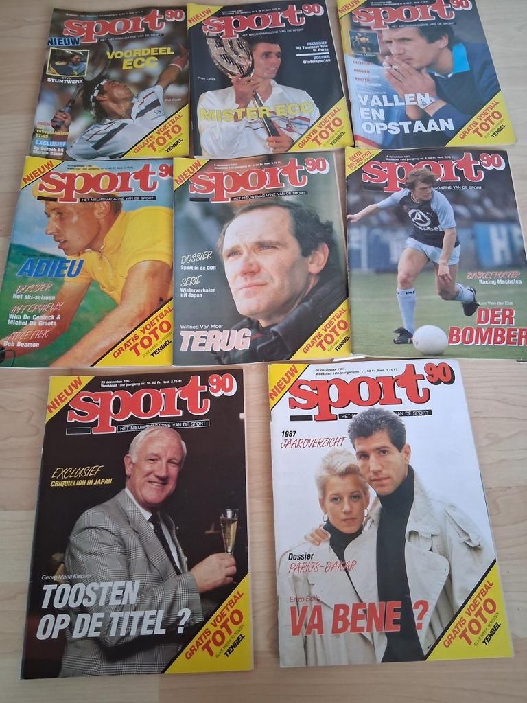 Sport 90 magazine: 1987 (8 magazines), Boeken, Sportboeken, Ophalen of Verzenden, Zo goed als nieuw