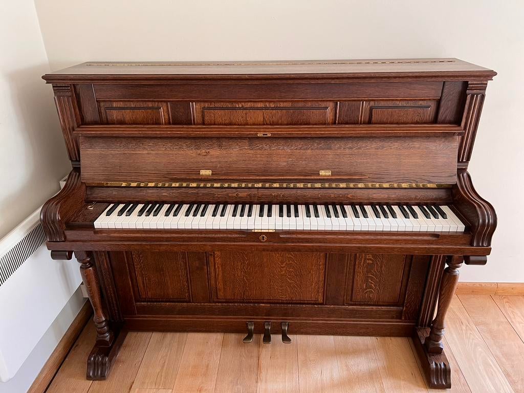 Piano droit ancien - Rippen, Enlèvement, Utilisé, Brun, Piano