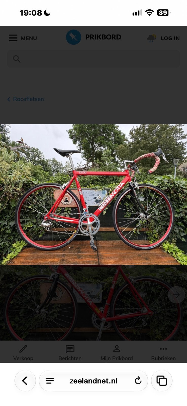 Retro gianni motta racefiets., Fietsen en Brommers, Gebruikt, 10 tot 15 versnellingen, Aluminium, Ophalen