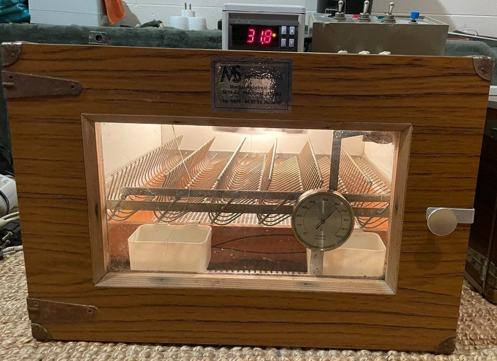 Broedmachines Heka Hemel MS De Vogel, Ophalen