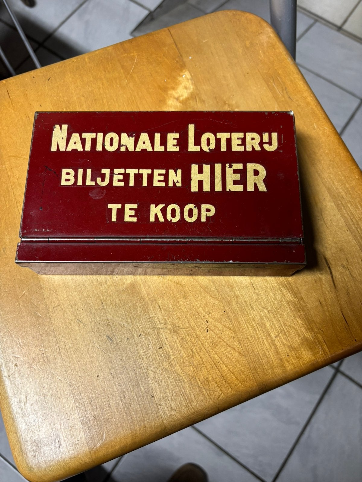 Présentoir de magasin de loterie 1960 en métal, Enlèvement ou Envoi, Utilisé