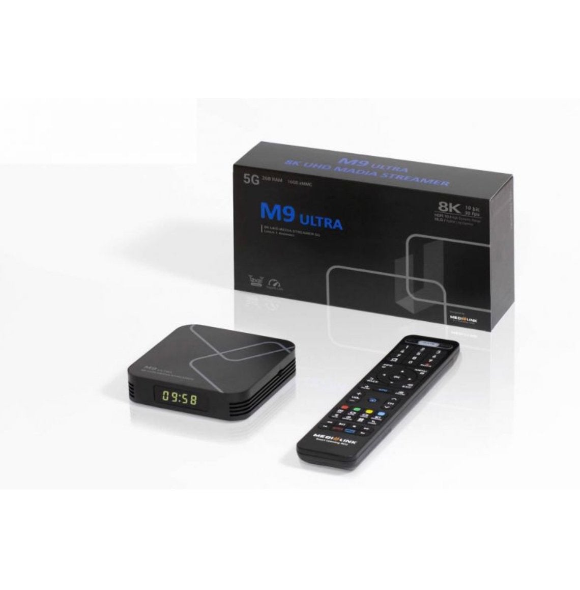 Boîtier IP TV Medialink M9 4K Ultra HD, Enlèvement ou Envoi, Comme neuf