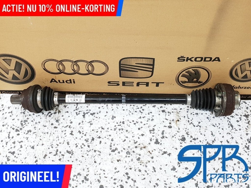 RS3 S3 8V GOLF 7 VII R20 Aandrijfas RECHTS ACHTER 5Q0501204A, Auto-onderdelen, Remmen en Aandrijving, Audi, Gebruikt, Ophalen of Verzenden
