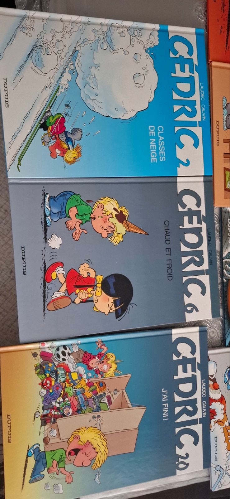 BD CEDRIC, Livres, Enlèvement