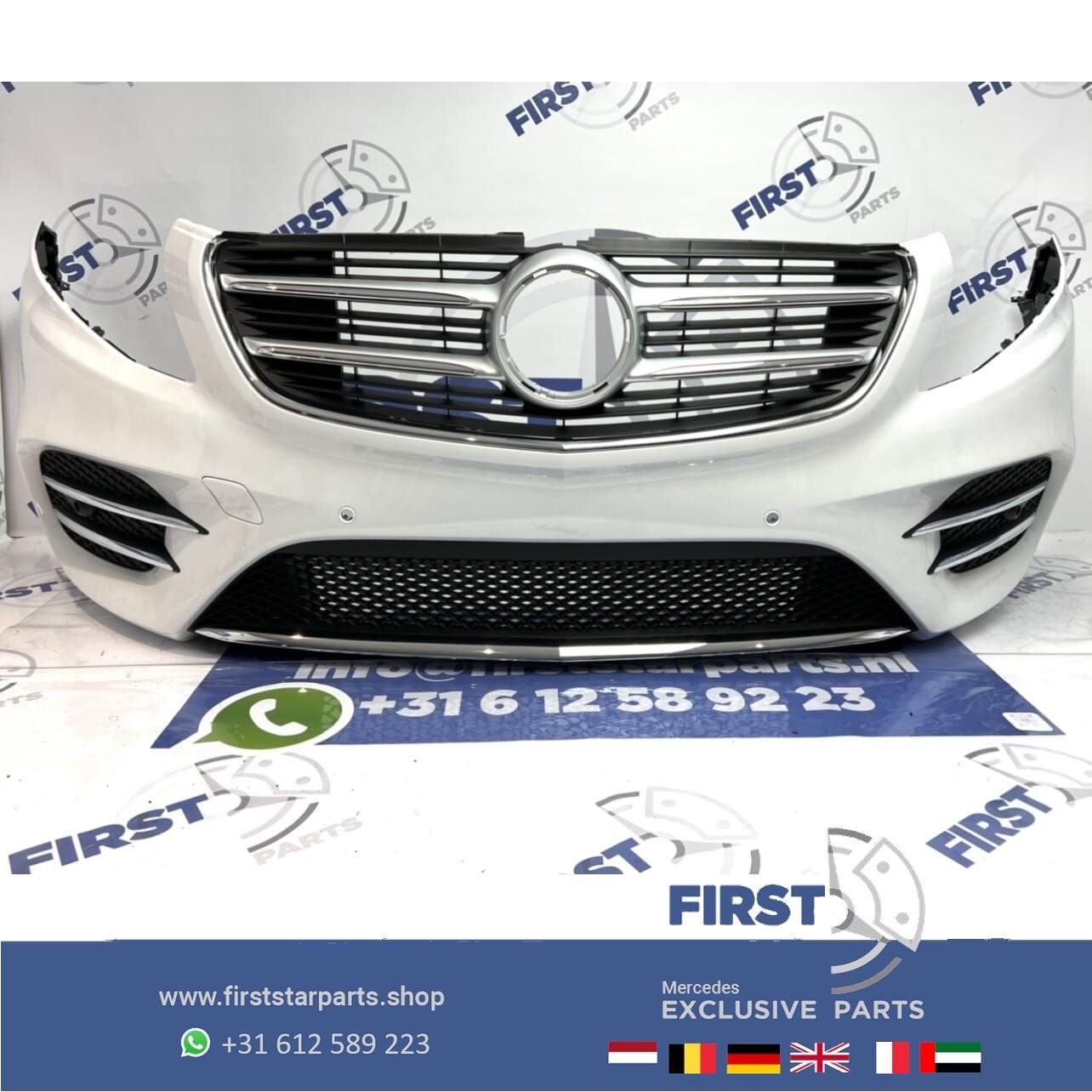 W447 VITO / V KLASSE AMG VOORBUMPER COMPLEET WIT ORIGINEEL 2, Utilisé, -, Avant, -