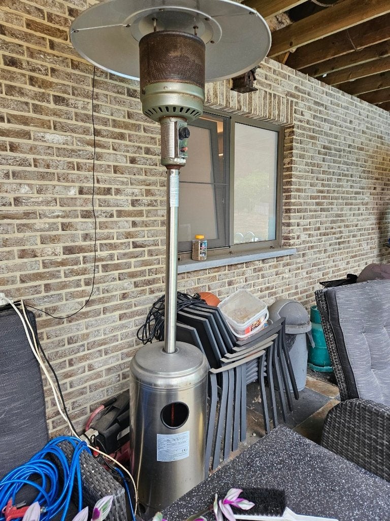 terrasverwarmer op gas 13kW, Ophalen, Gebruikt, Gas, Vloer