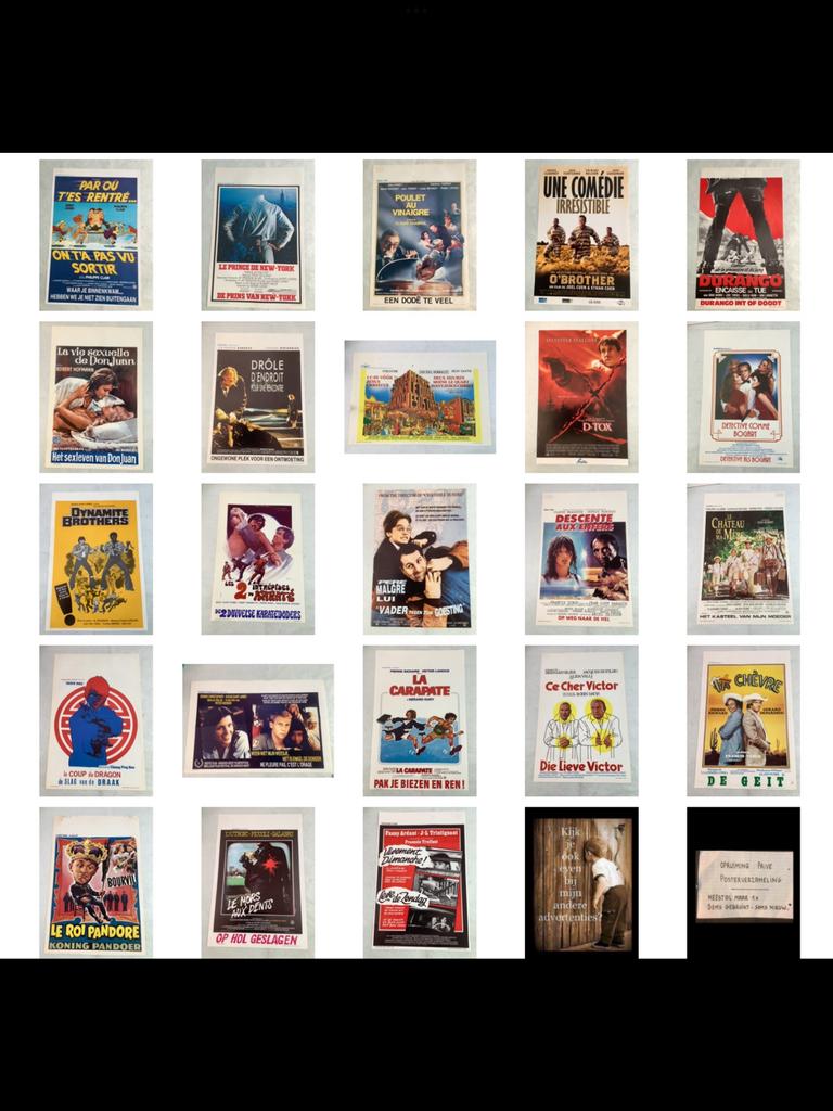LOT FILMPOSTERS   (22)   36-54 cm, Verzamelen, Ophalen of Verzenden