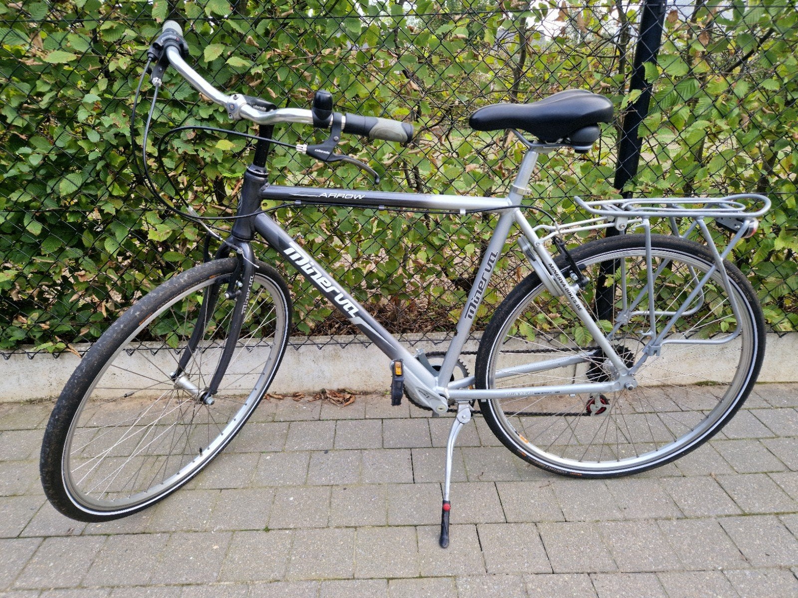 Minerva herenfiets, Gebruikt, Velgrem, Versnellingen, 53 tot 57 cm