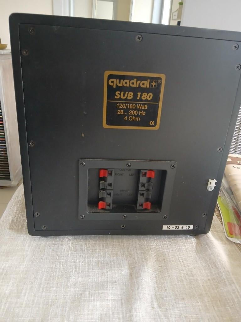 bas box, Gebruikt, Subwoofer, 120 watt of meer, Ophalen