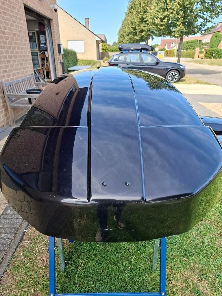 Te koop: Thule Motion XT L zwarte dakkoffer van 450 liter, Auto diversen, Dakkoffers, Ophalen, Gebruikt