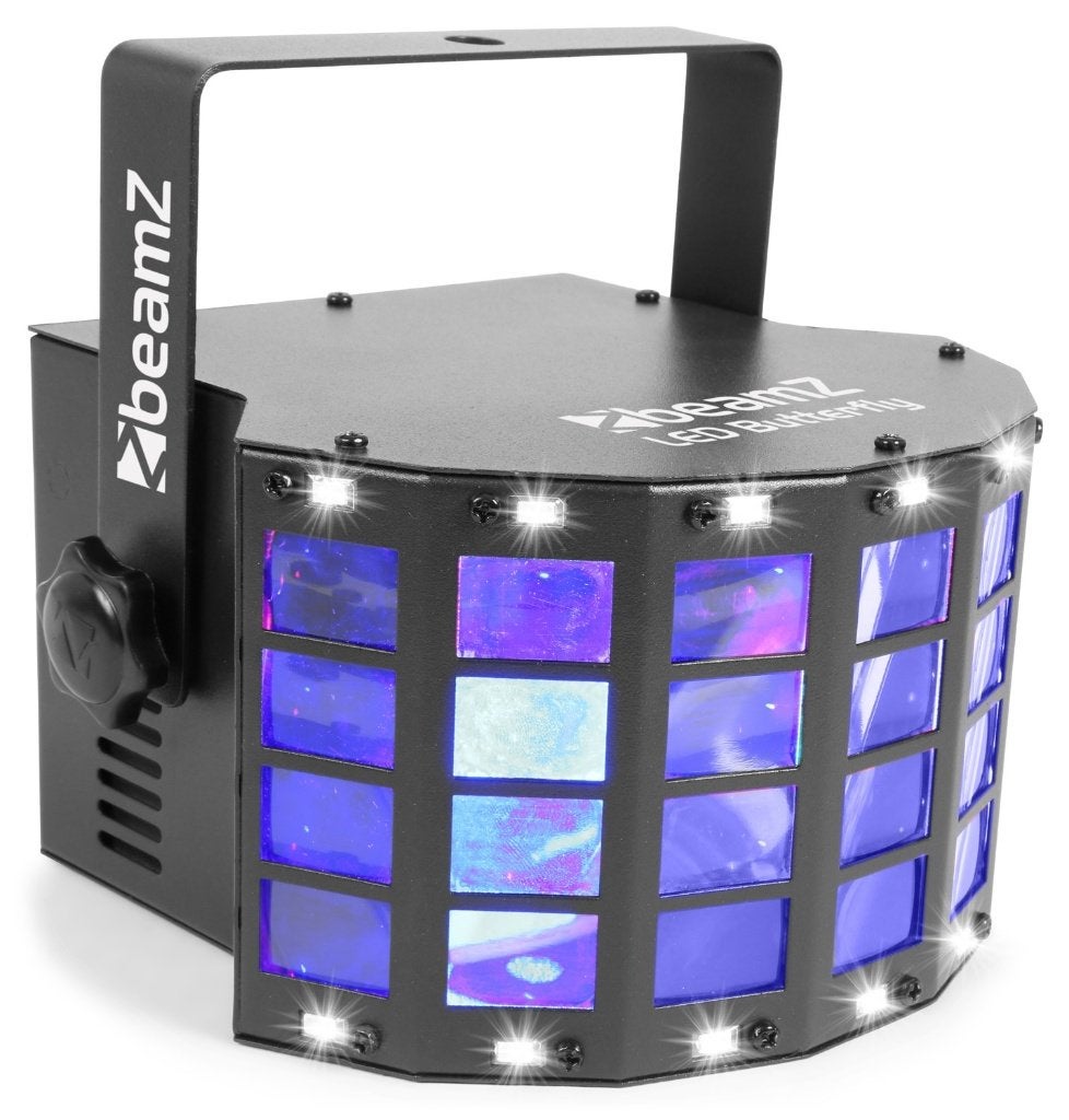 LED Beamz Butterfly met stroboscoop, Enlèvement ou Envoi, Neuf, Lumières, Commande sonore