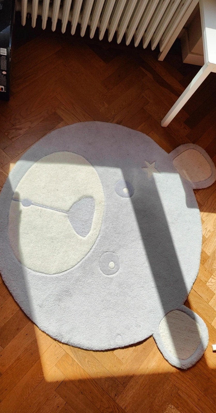 Tapis Ours "Céleste" Sauthon Baby Déco (106x115 cm), Ophalen