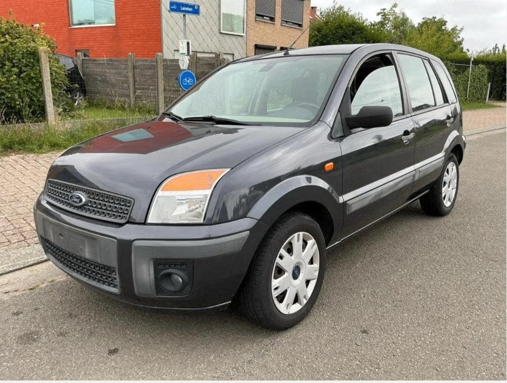 Ford Fusion; 1,6 benzine; automaat; 49 600 km; No airco, Auto's, Automaat, Stof, Blauw, Elektrische ramen