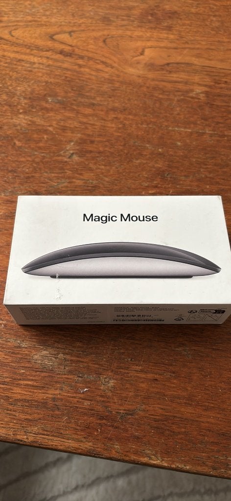 Apple Magic Mouse 2024 Black (nieuw + verzegeld), Computers en Software, Muizen, Ophalen, Muis, Nieuw, Draadloos