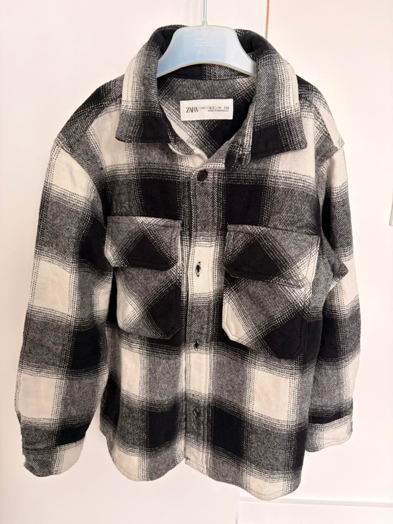 Winterhemd Zara, Kinderen en Baby's, Ophalen of Verzenden, Gebruikt, Jongen, Overhemd of Blouse